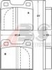 ALFA 0060750566 Brake Pad Set, disc brake